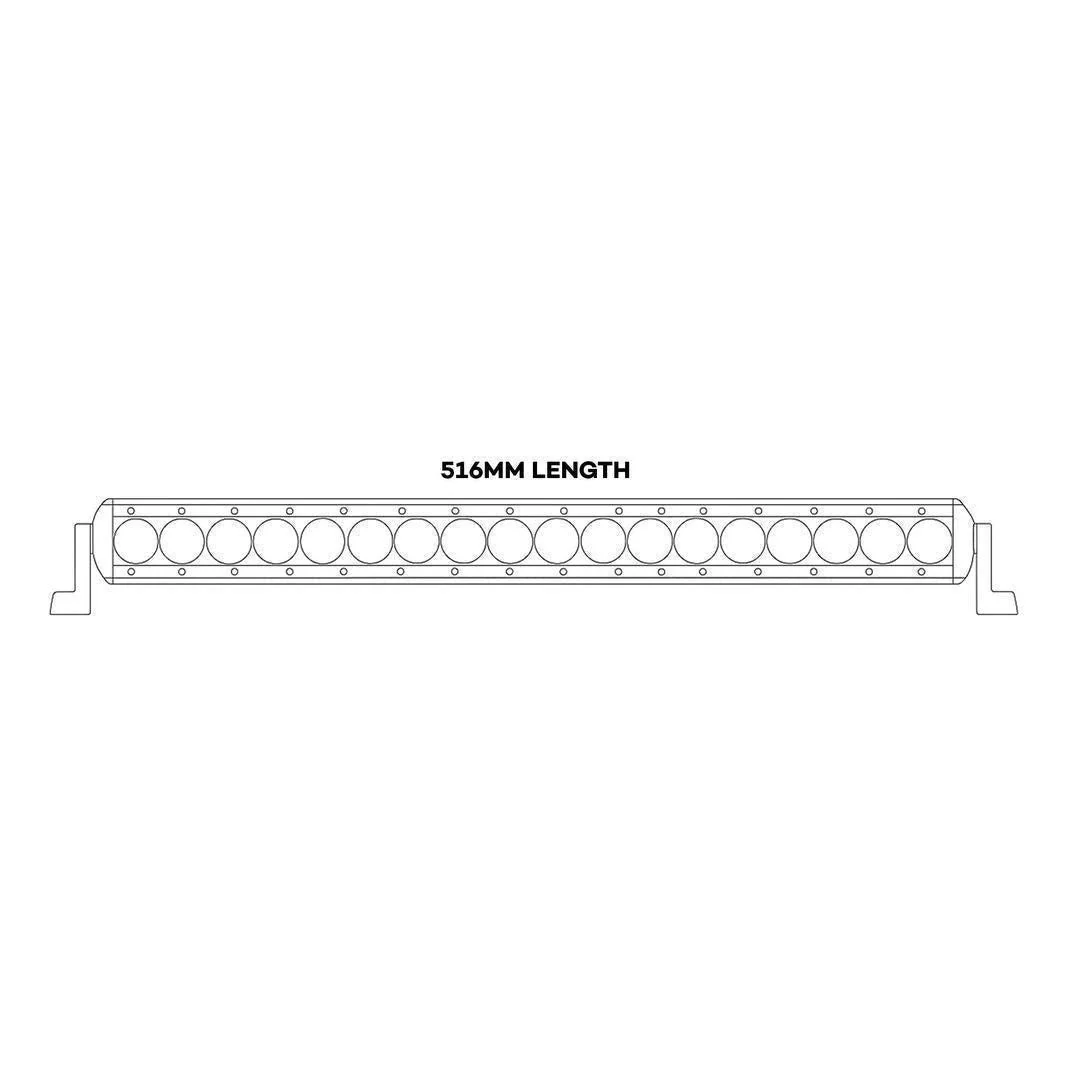 Iluma Light Bar 3W Cree 18 LED 20" 516mm Length Flood Beam Camouflage - Image 2