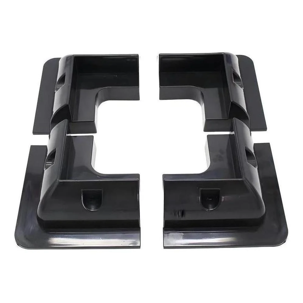 Finch Solar Panel Corner Mounting Brackets Black Plastic x 4