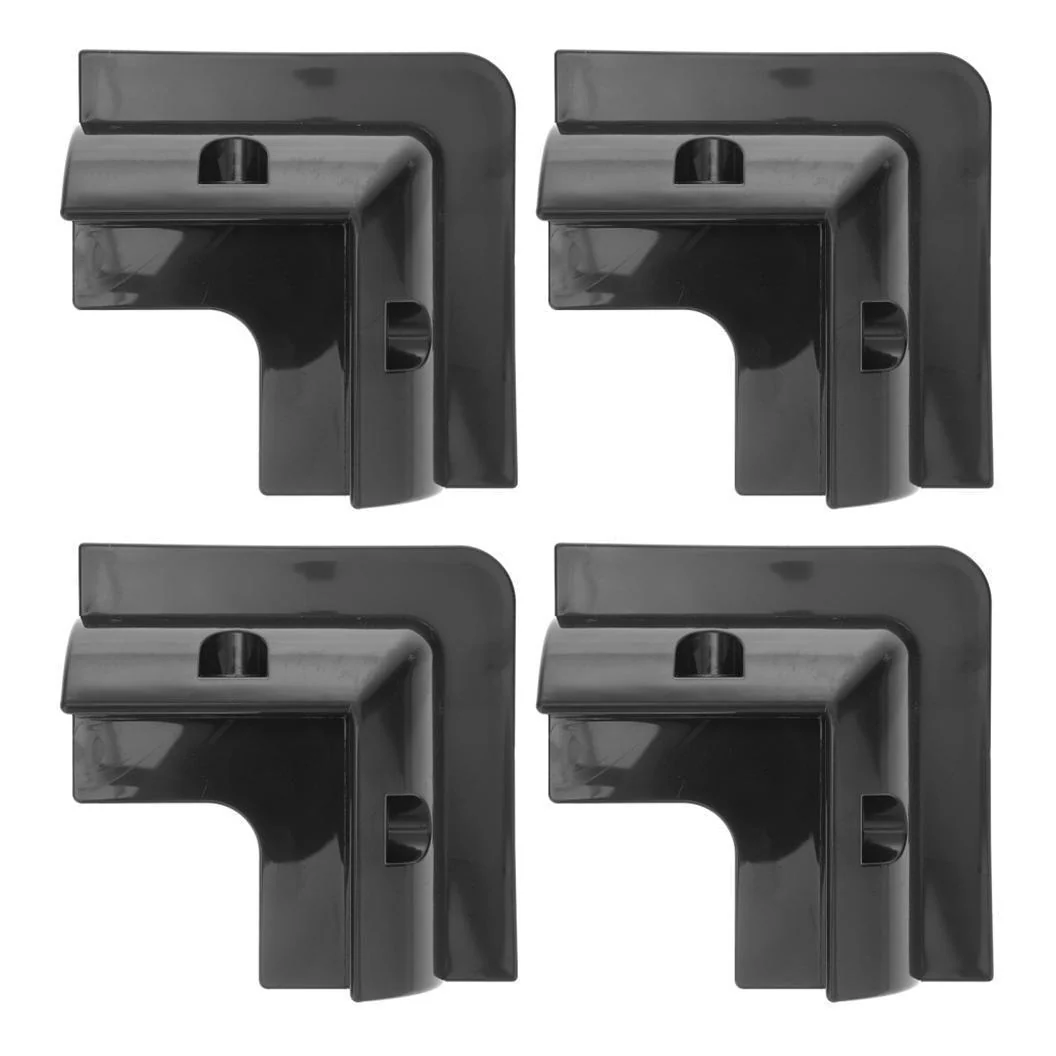 Finch Solar Panel Corner Mounting Brackets Black Plastic x 4 - Image 2