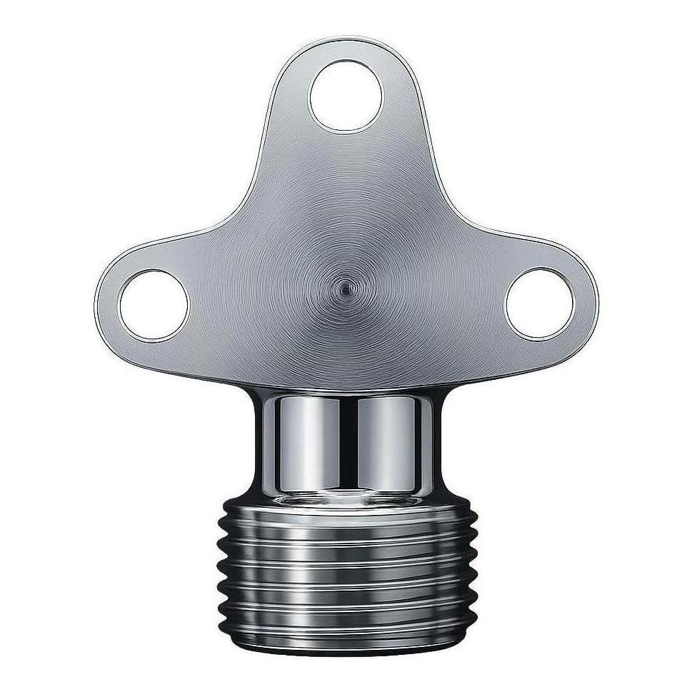 Finch A frame 1/2 Female Tap Fixing Back Plate Elbow Chrome - Image 3