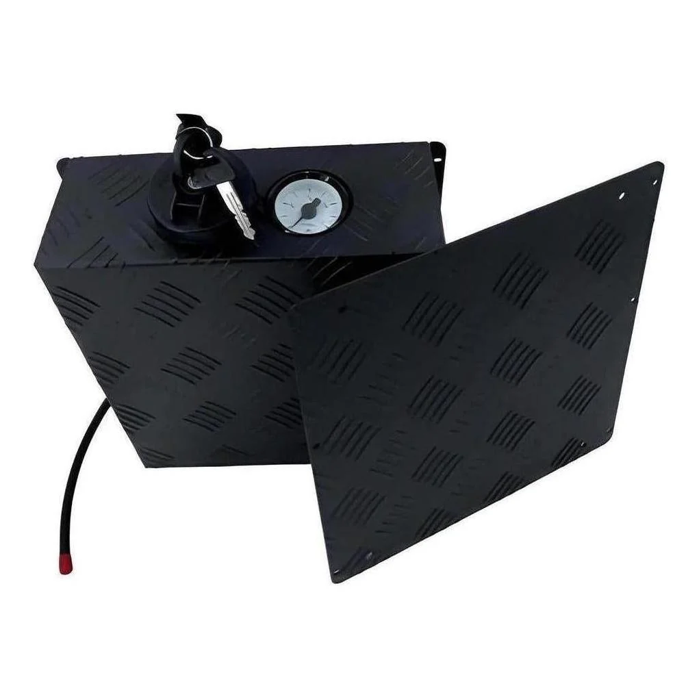 AUFOCUS Diesel Tank Cover Black Checker Plate - 5 Litre - Image 2