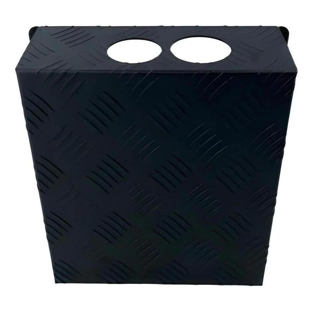 AUFOCUS Diesel Tank Cover Black Checker Plate - 5 Litre - Image 3