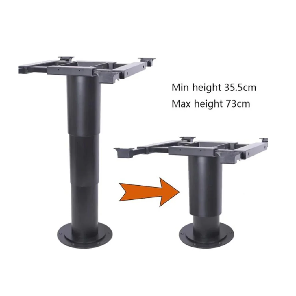 Belgique Adjustable Telescopic Electric Table Leg Inc 360 Degree Swivel Table Top Bracket - Image 3