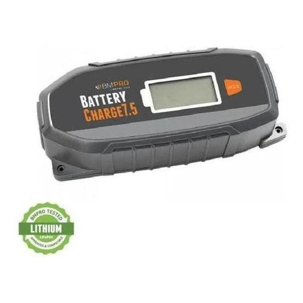 BMPRO 12V 7.5 AMP Battery Charger
