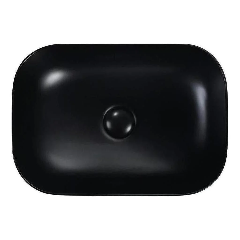 Lina Ceramic Basin Sink 460 x 320 x 135 Black - Image 2