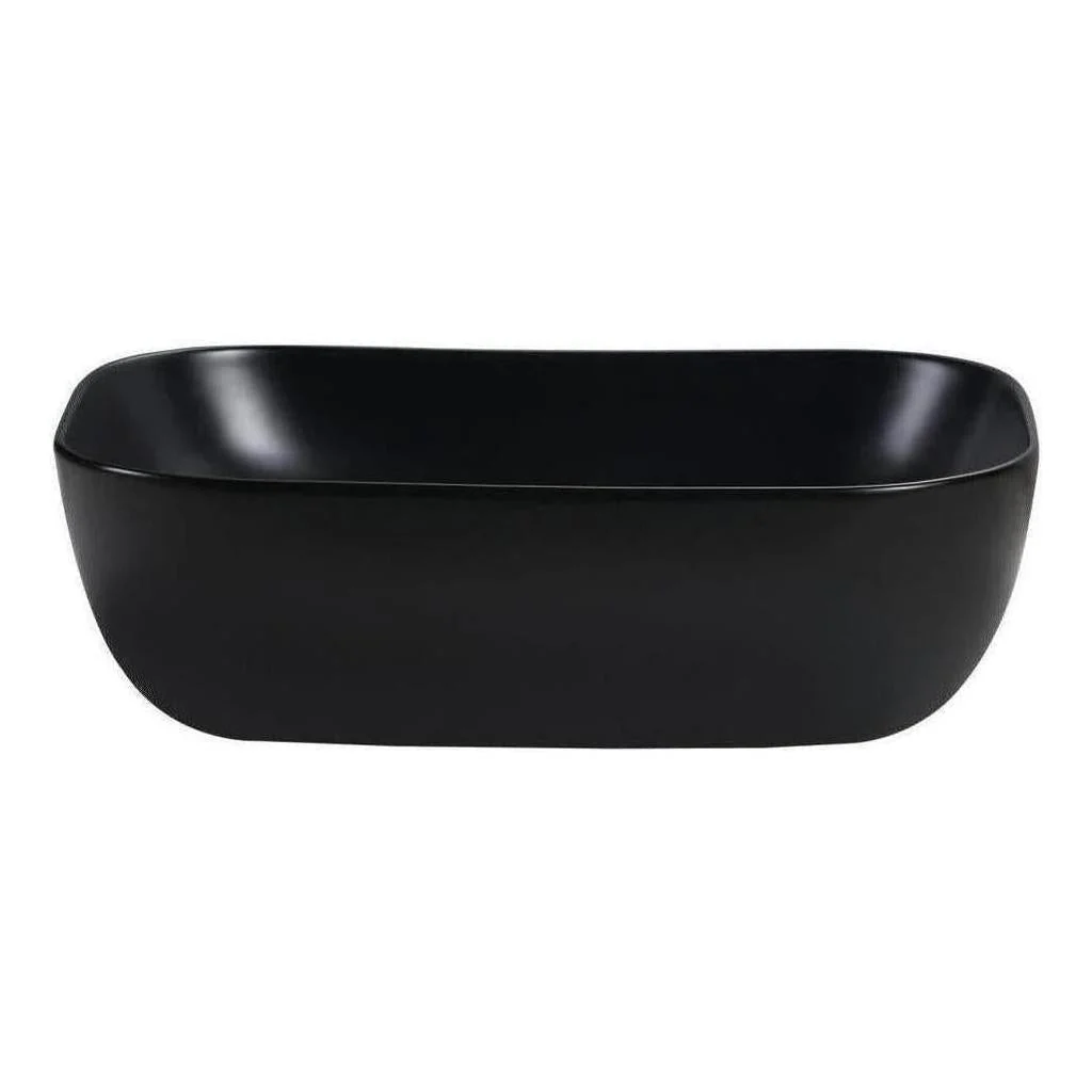 Lina Ceramic Basin Sink 460 x 320 x 135 Black - Image 3