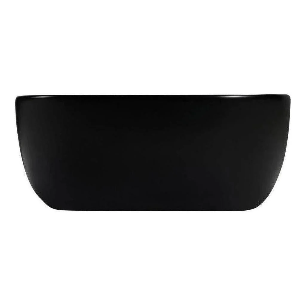 Lina Ceramic Basin Sink 460 x 320 x 135 Black - Image 4