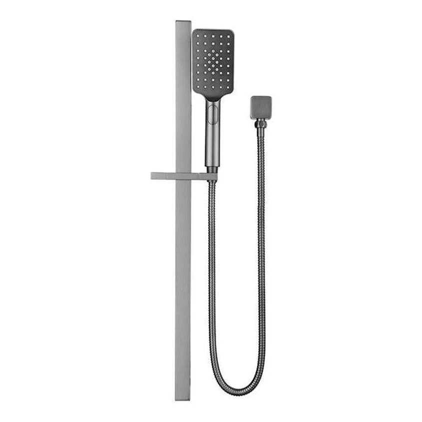 Cresta Shower Head and Square Rail Gunmetal