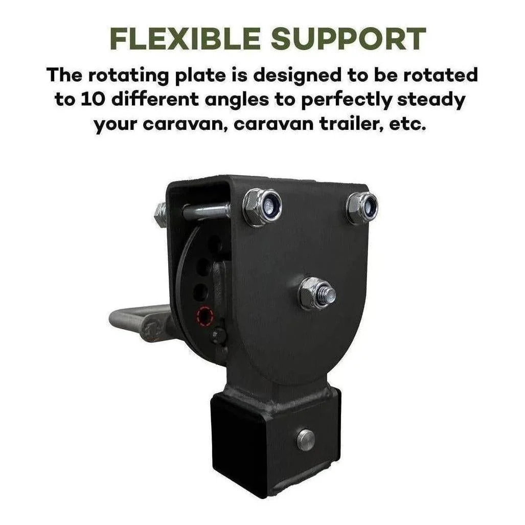 Iluma Drop Down Stabilizer leg Corner Steadies 720mm Black - Image 3