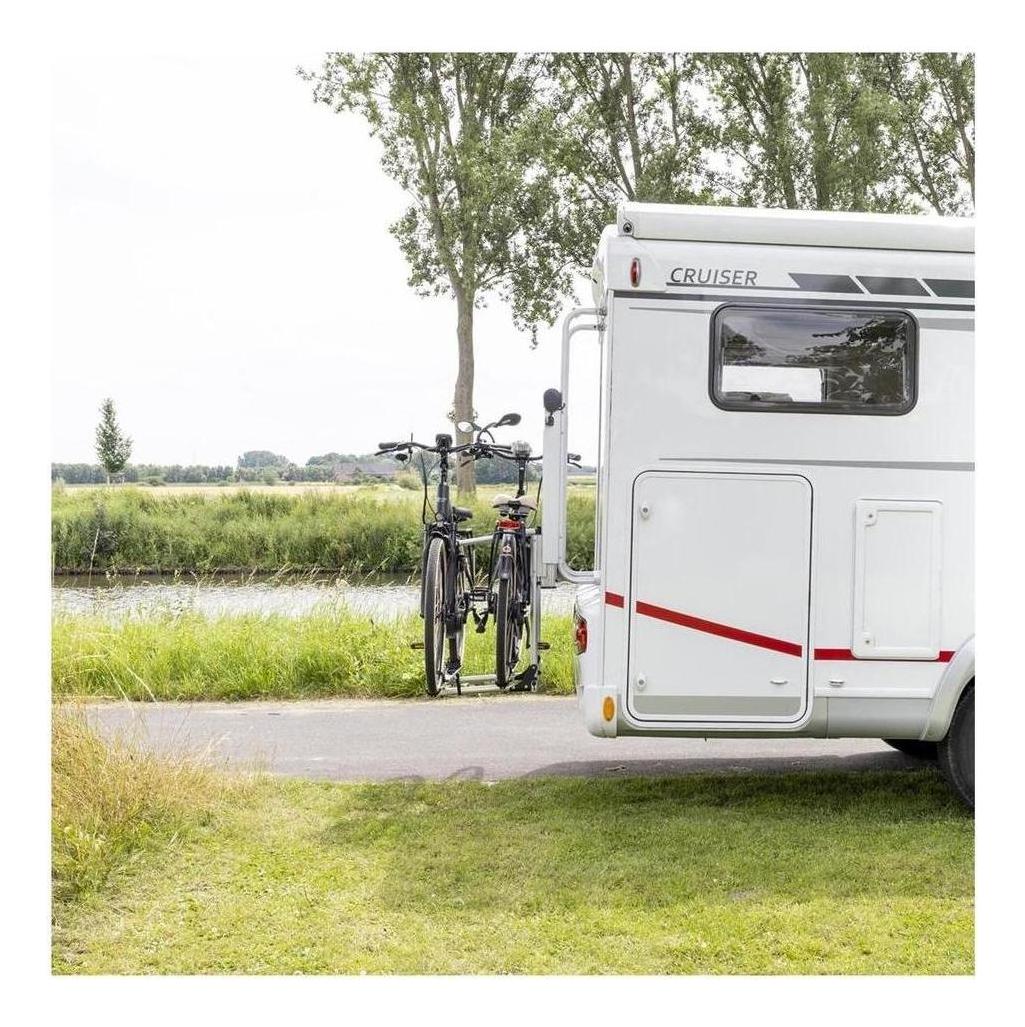 Electric 12V Bike Lift Rack Carrier 2 Bike 920-1400mm Range For Fat Tyres Inc Remote-Black - Image 6