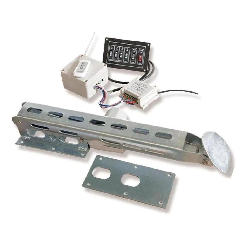 Electric 4 x Drop Down Stabilizer leg Corner Steadies 670mm Zinc - Image 3