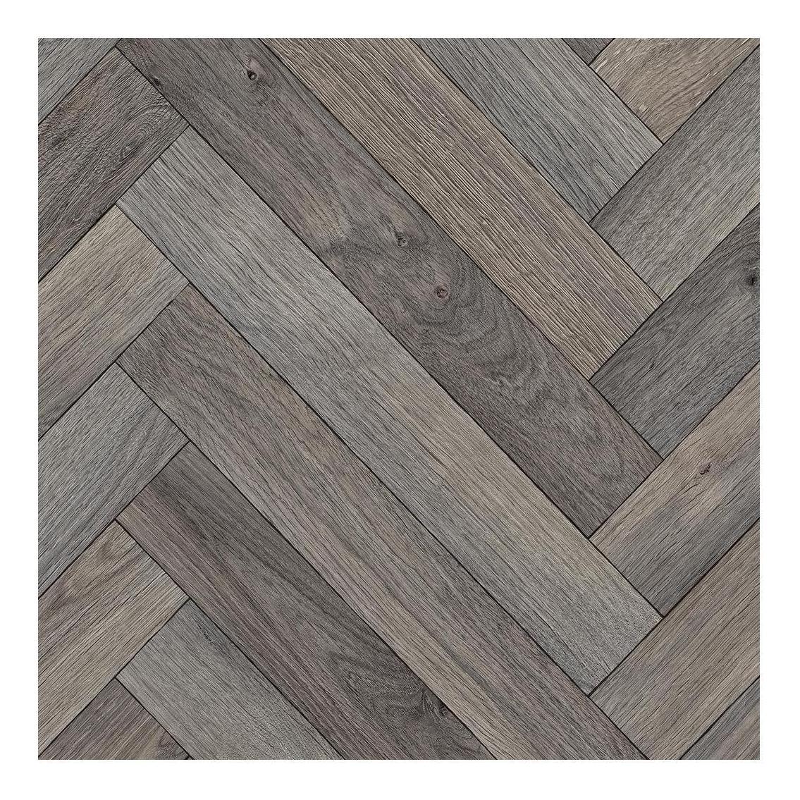 Eurolux Flooring Collection Herringbone Grey Oak 2.4m Wide (Per Meter)