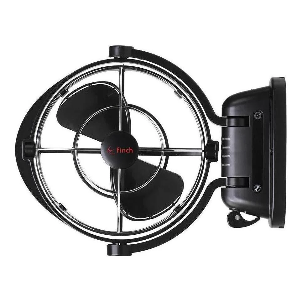 Finch 12/24V 3 Speed 360° Airflow Gimbal Fan Inc USB & Remote Black - Image 2
