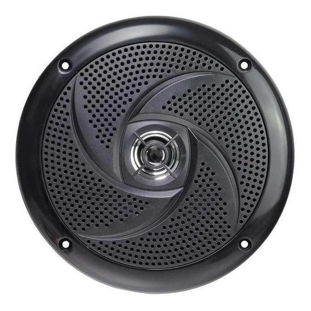 Finch 6.5" Low Profile 60W Slimline Speakers with LED Lights Black 1 pair - Image 4