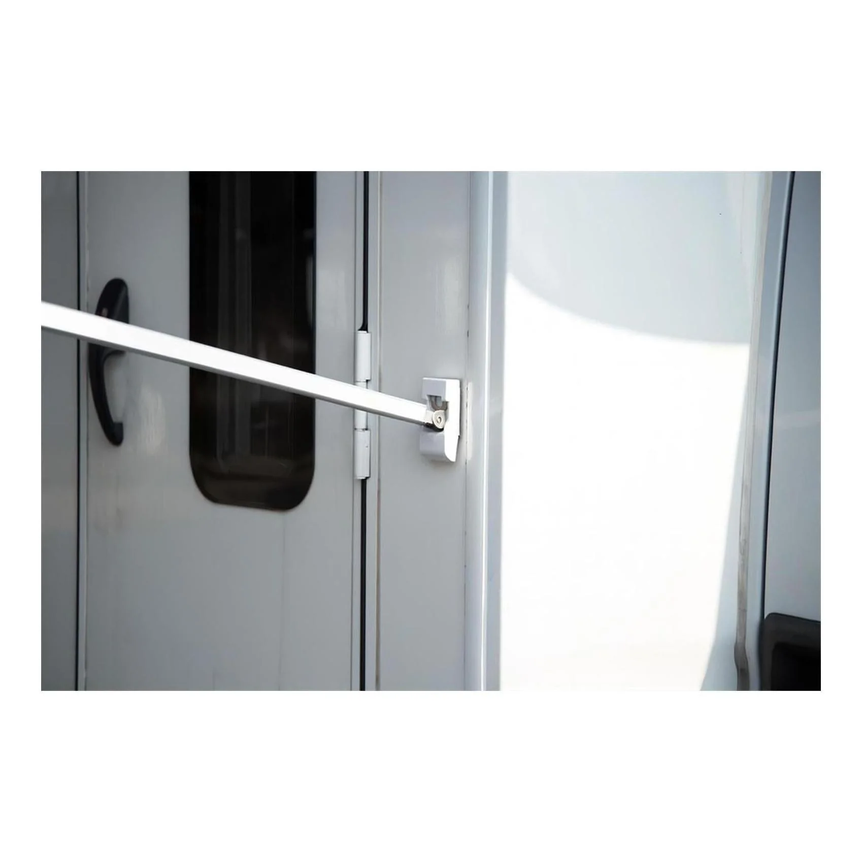 Finch Awning Side Mount Manual inc Support Leg 3.5 x 2.5m White - Image 2