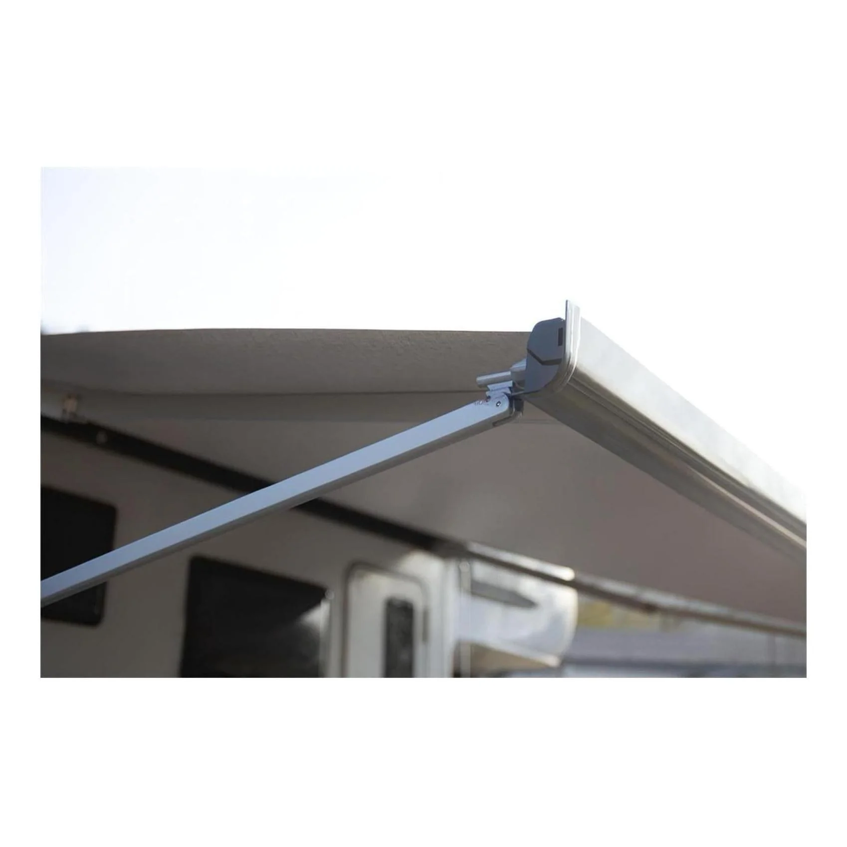 Finch Awning Side Mount Manual inc Support Leg 3.5 x 2.5m White - Image 4