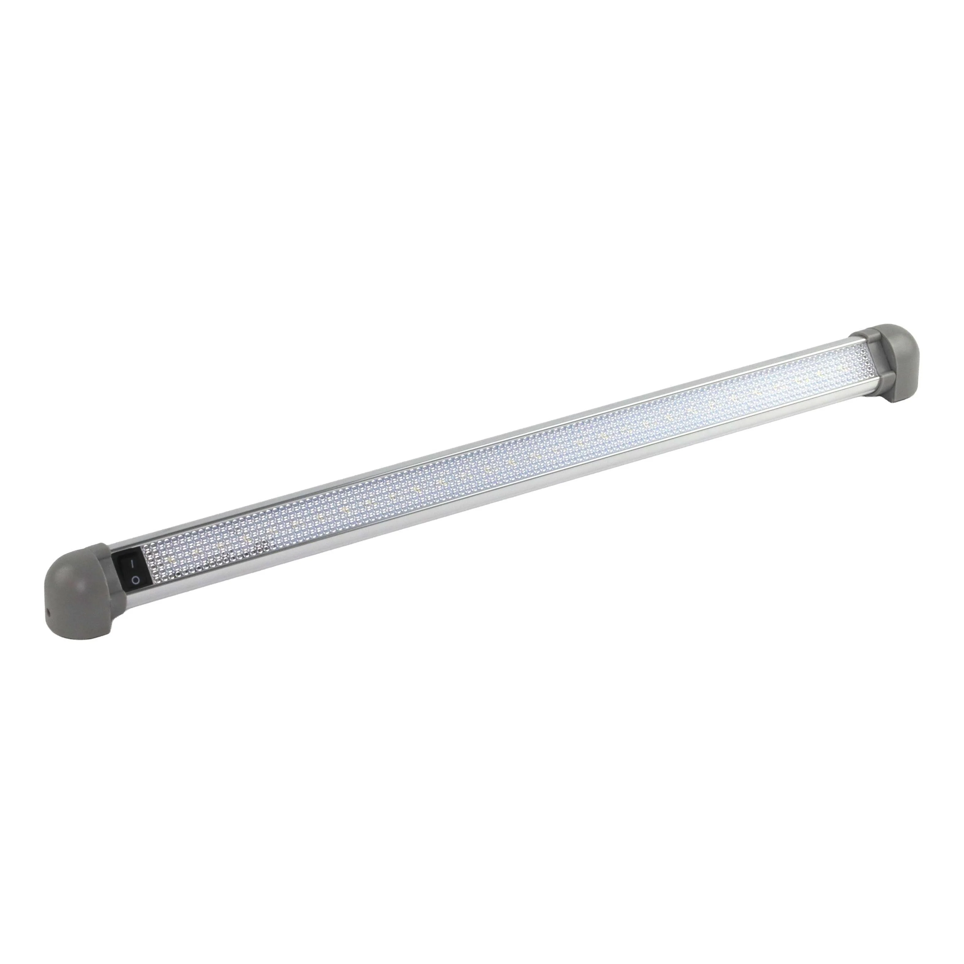 Iluma LED 18.50" 470mm 12 - 28v Interior Swivel Light With On/Off Switch Silver