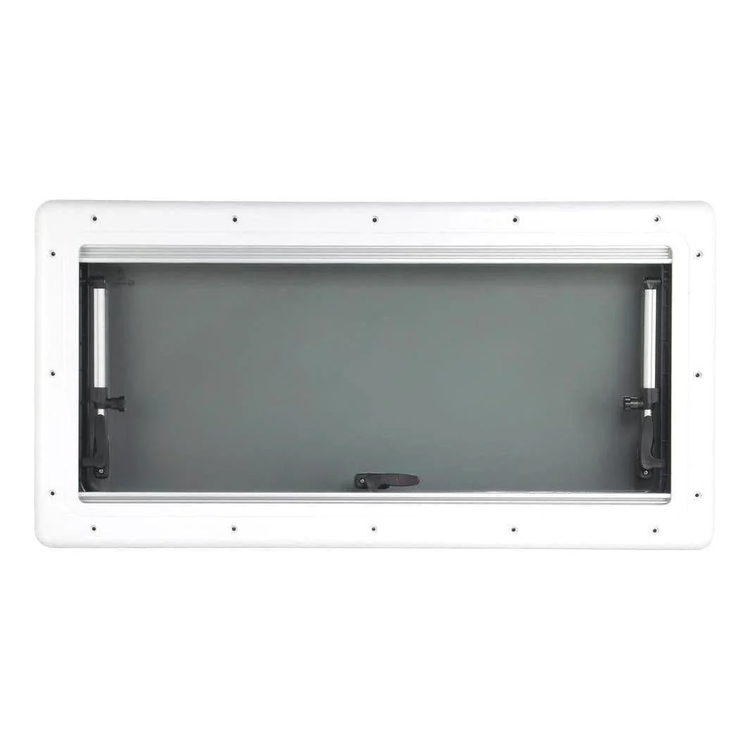 Finch Double Glazed Acrylic Window 1000 x 800 With Blind and Fly Screen - Image 2