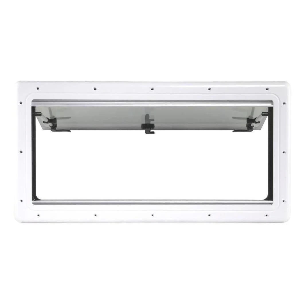 Finch Double Glazed Acrylic Window 600 x 600 With Blind and Fly Screen - Image 3