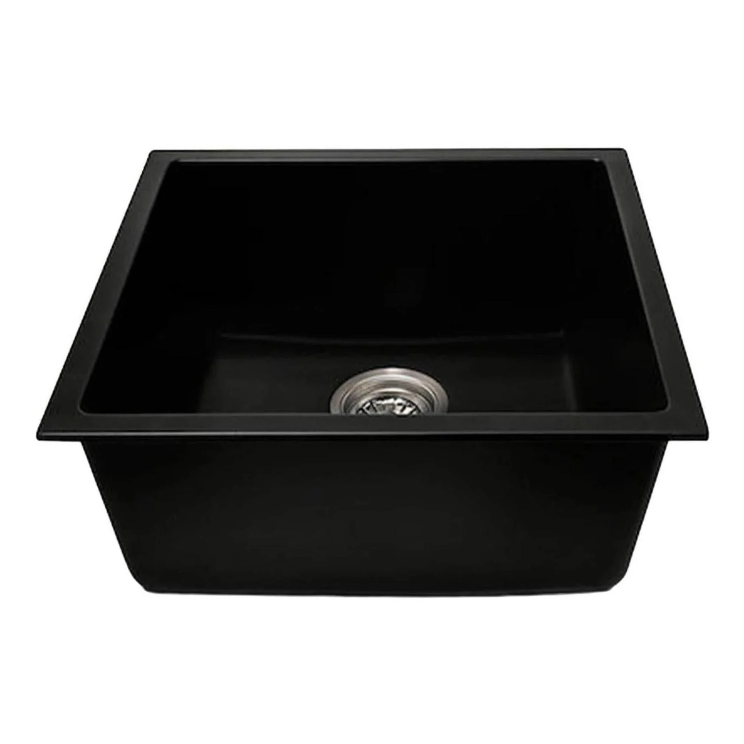 Grange Single Bowl Sink Basin Granite Composite 450 x 450 x 230 - Matte Black