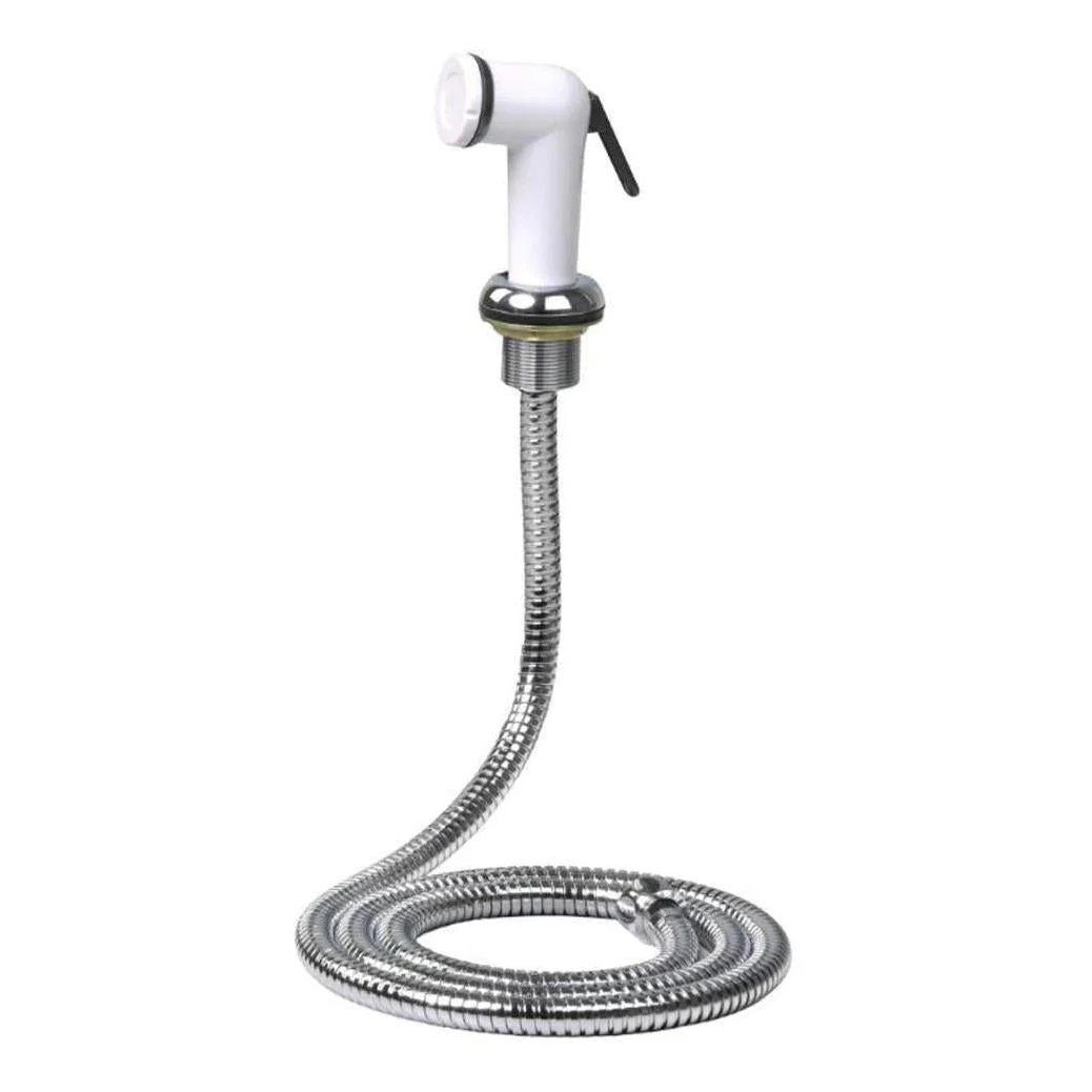 Handheld White Bidet Shattaf Sprayer  kit with 1500mm Chrome Hose & Holder