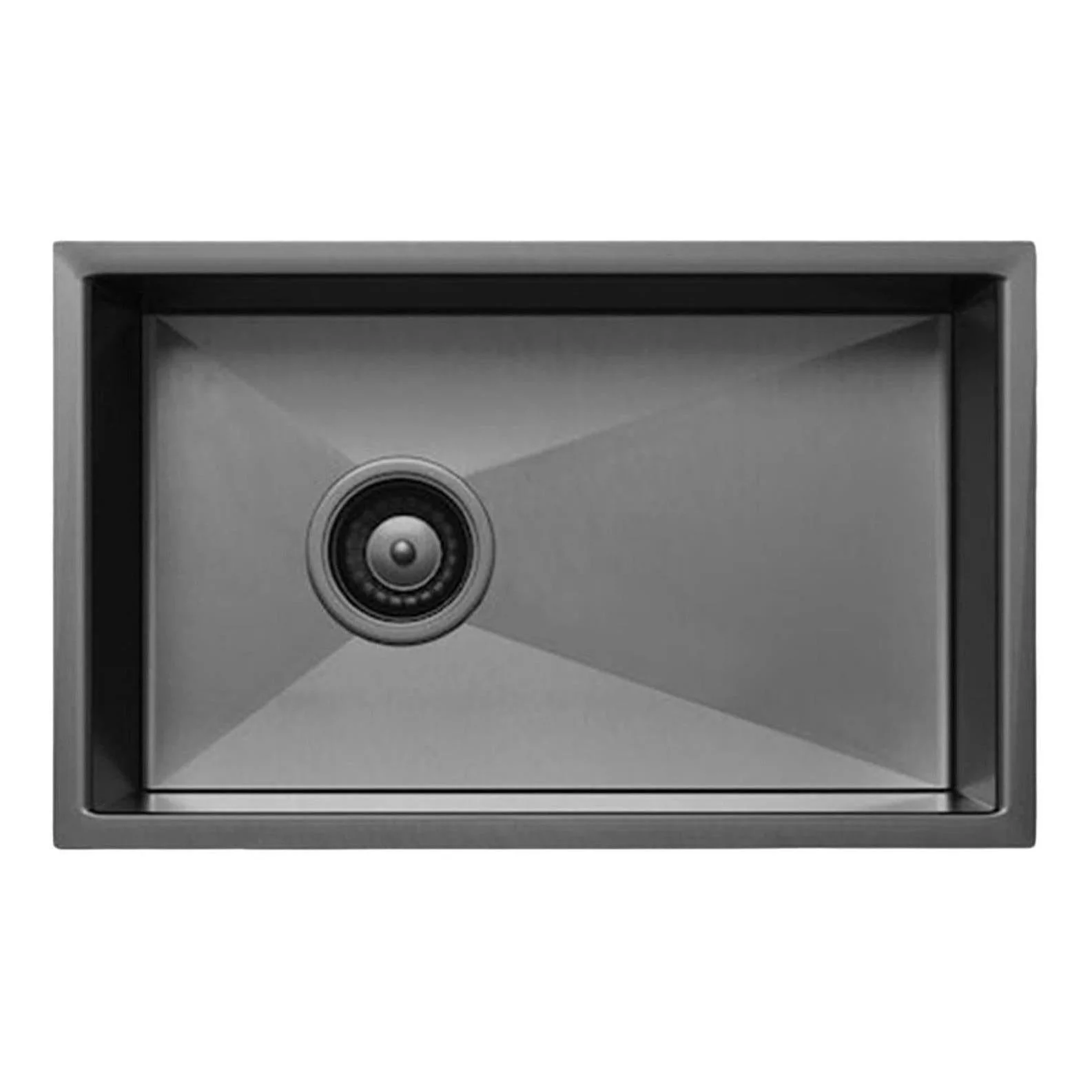 Belgique Single Bowl Sink Basin 300 x 440 x 250 - Stainless Steel Gun Metal