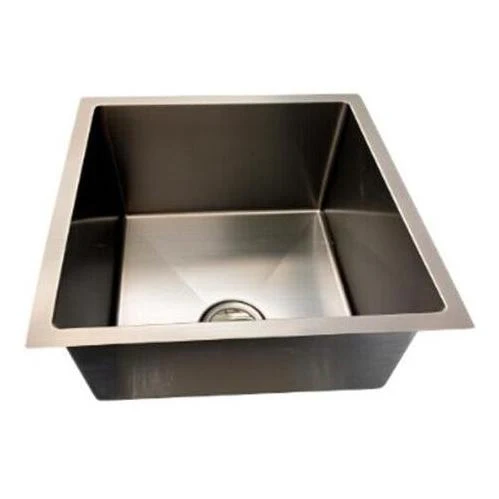 Belgique Single Bowl Sink Basin 380 x 450 x 220 - Stainless Steel Dusk Bronze - Image 2