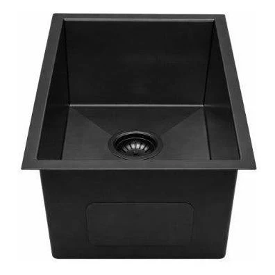 Belgique Single Bowl Sink Basin 380 x 450 x 220 - Stainless Steel Matte Black - Image 2