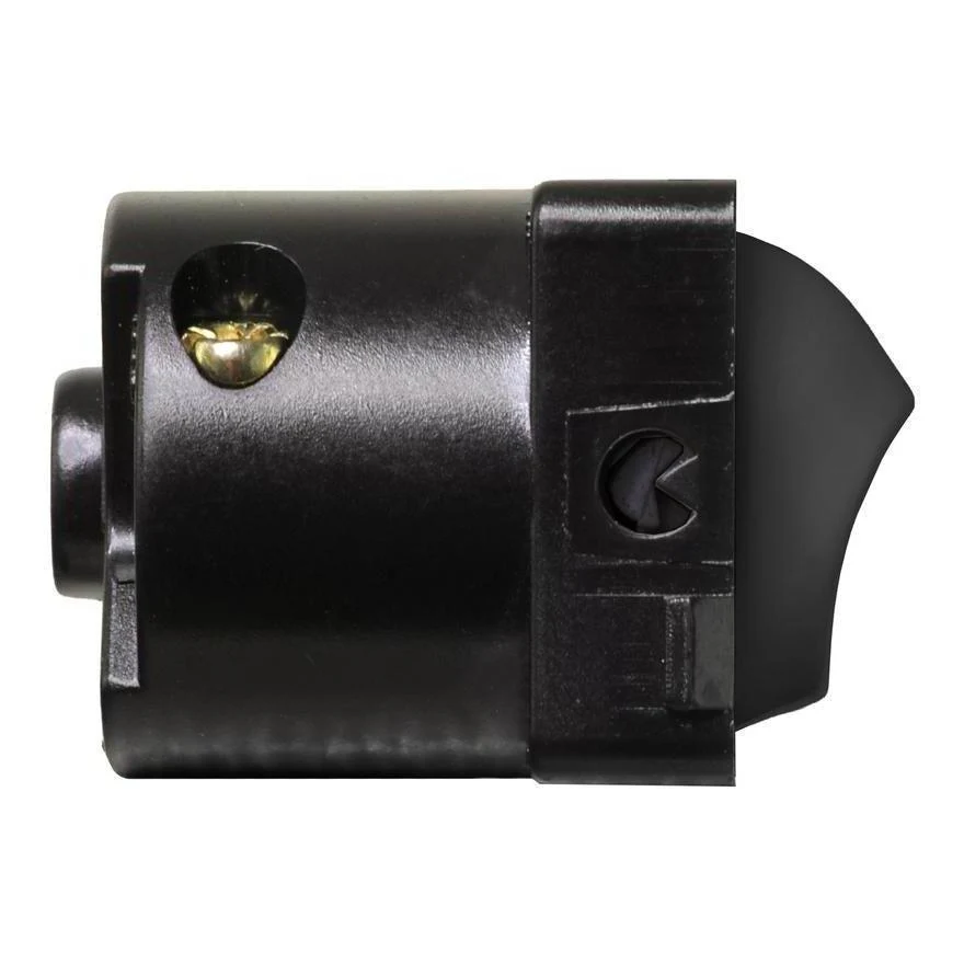 Iluma 10A Single Pole Switch ISO Print Mechanism Black - Image 4