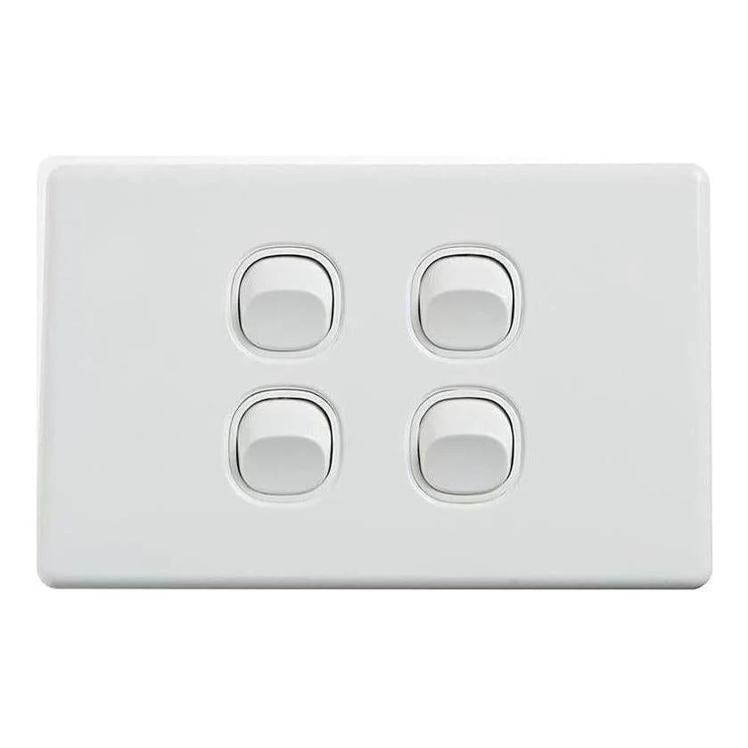 Iluma 10A Single Pole Switch Mechanism White - Image 4