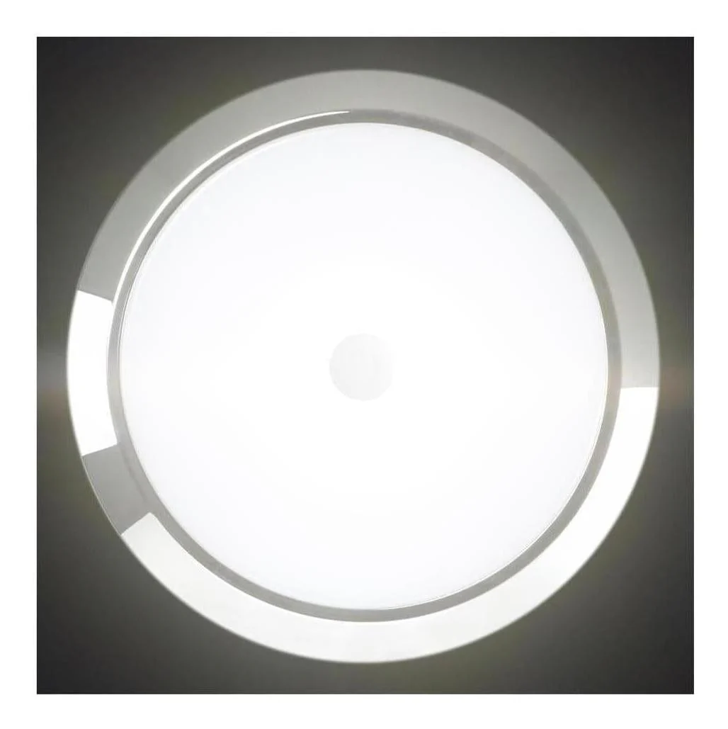 Iluma 12v Slimline Touch On / Off LED Downlight  Blue / White Light 140mm Chrome - Image 2