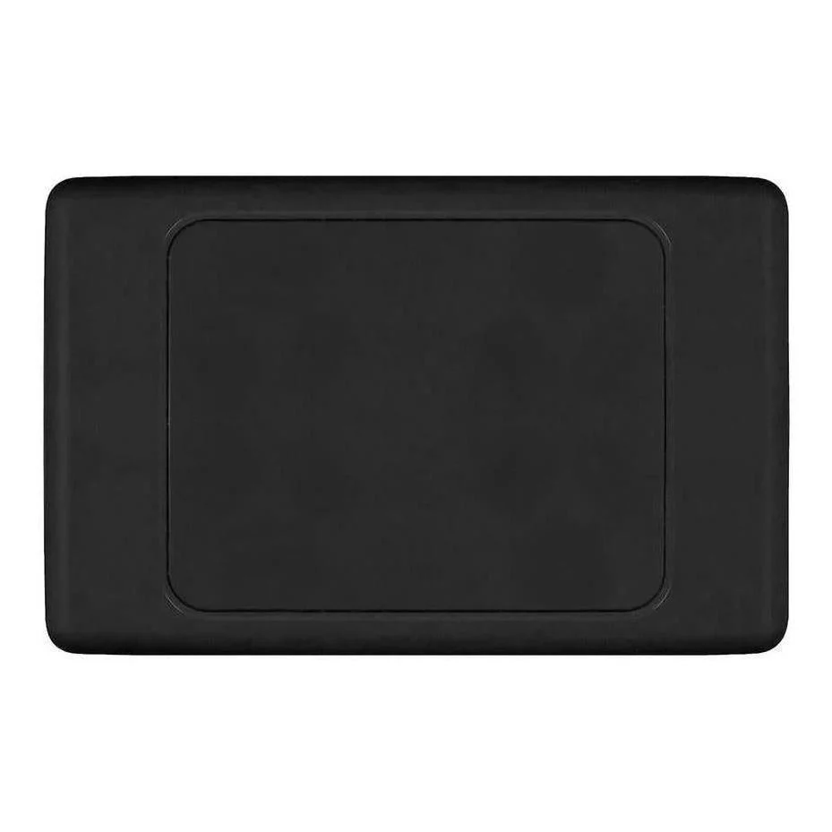 Iluma Blank Light Switch Cover Plate Black