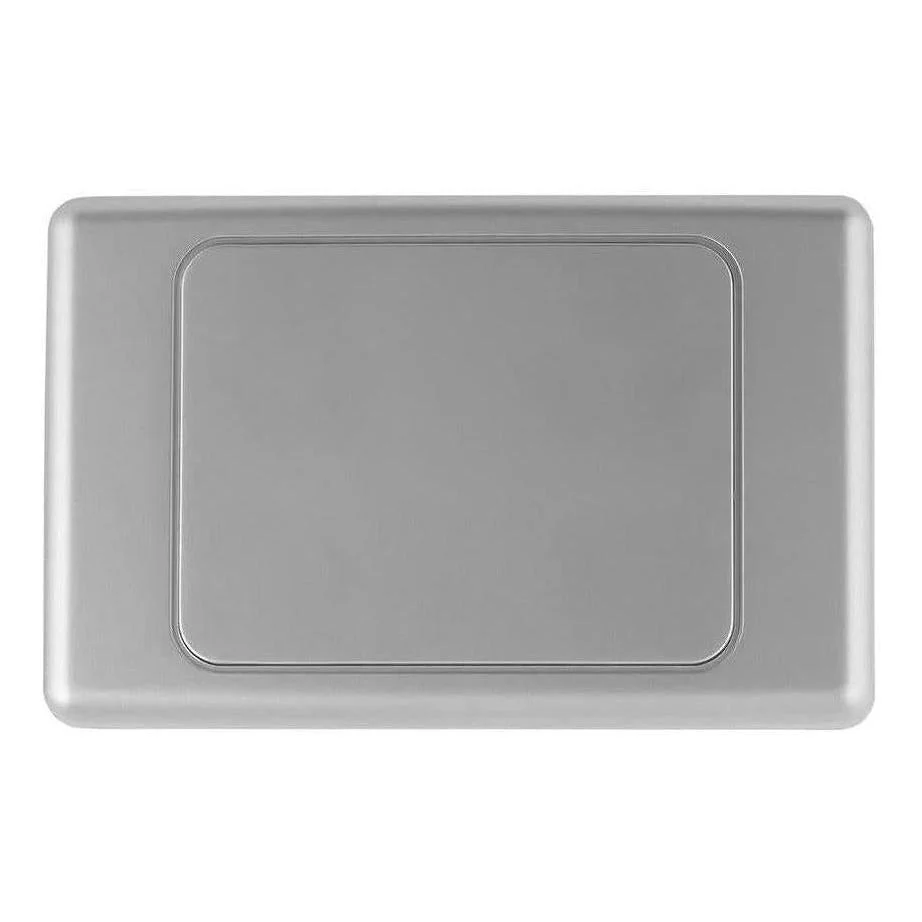 Iluma Blank Light Switch Cover Plate Silver