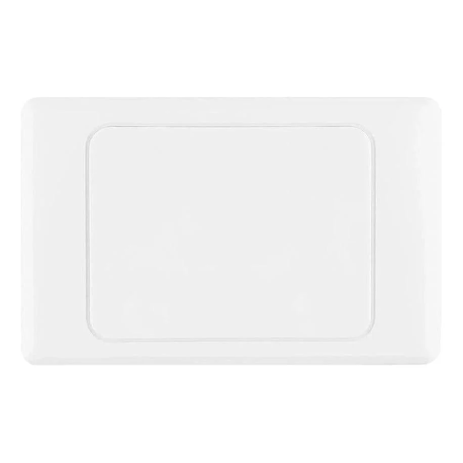 Iluma Blank Light Switch Cover Plate White