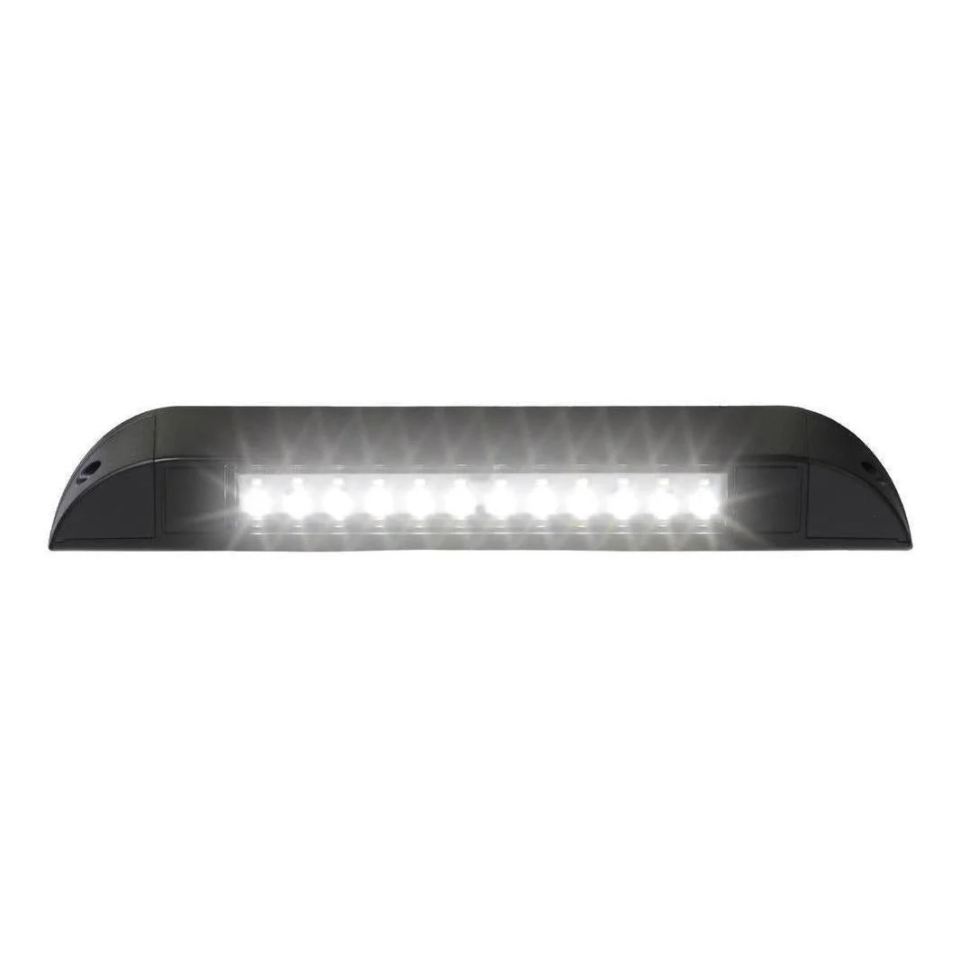 Iluma LED 10" 256mm Slim Awning Amber/White Bug Light IP67 Black - Image 3