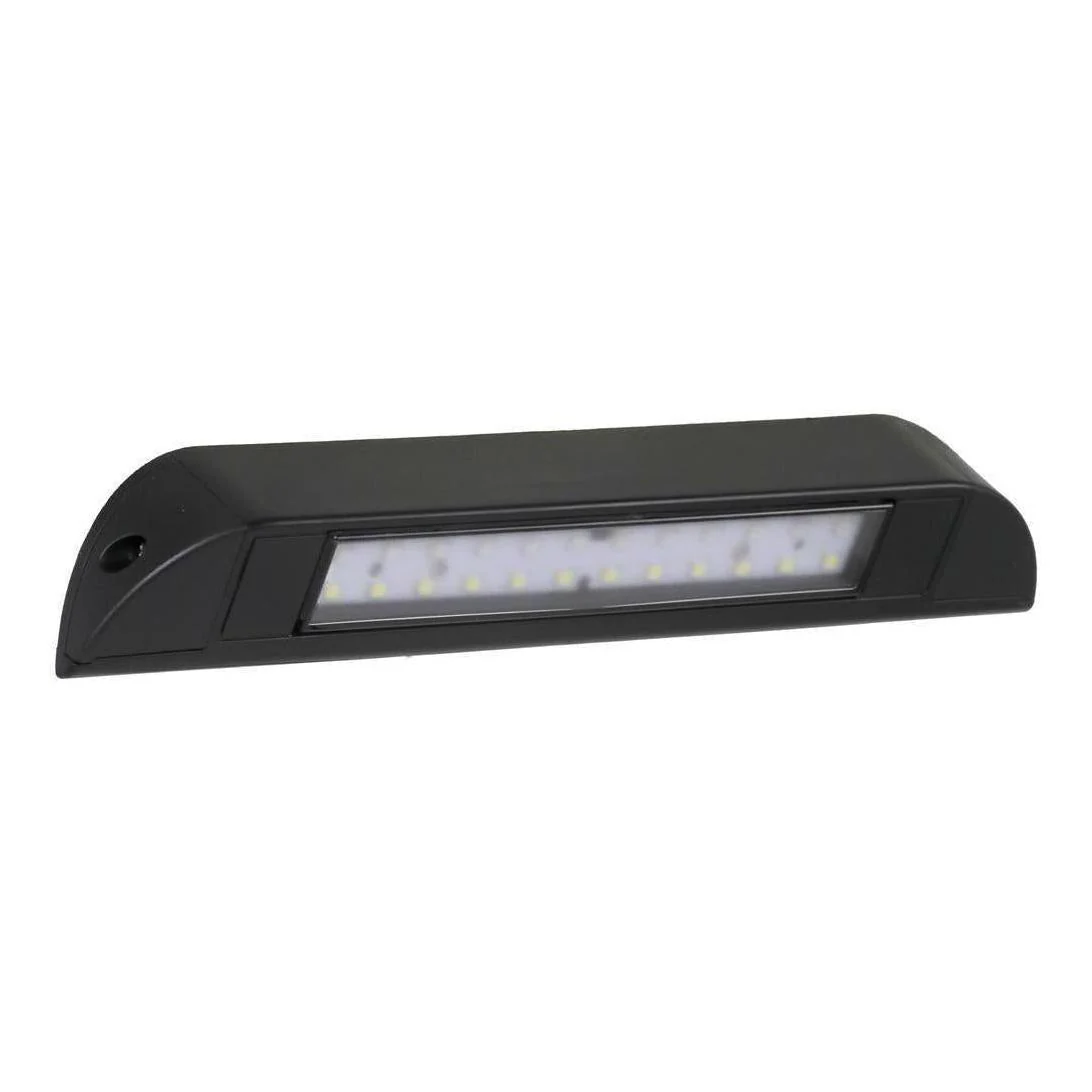 Iluma LED 10" 256mm Slim Awning Amber/White Bug Light IP67 Black - Image 4