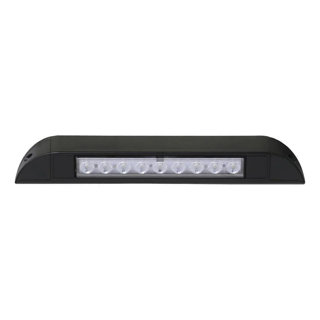 Iluma LED 10" 256mm Slim Awning White Light IP67 Black
