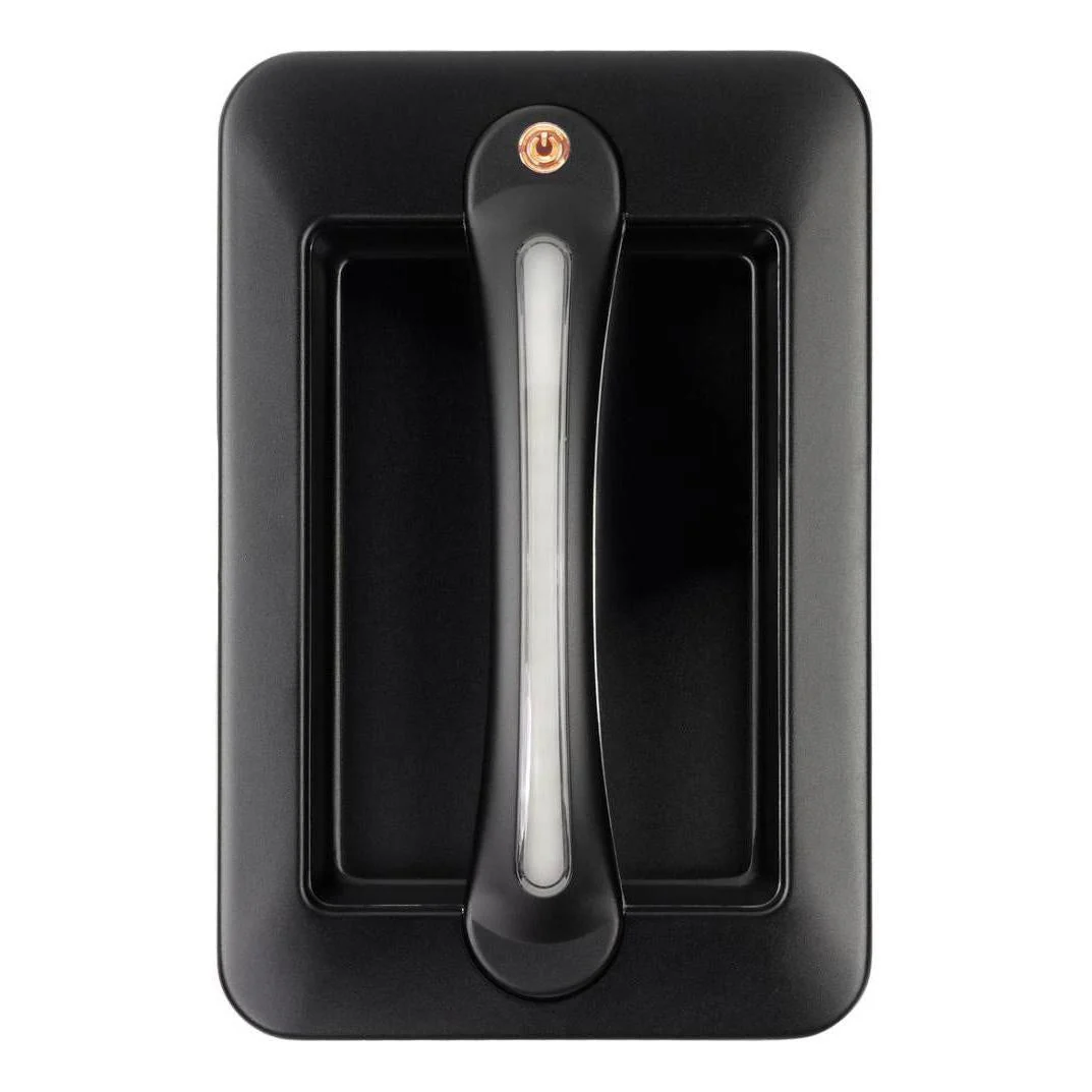 Iluma Led Dimmable Grab Handle White Light with Amber Night Light Black Bargman Style - Image 3