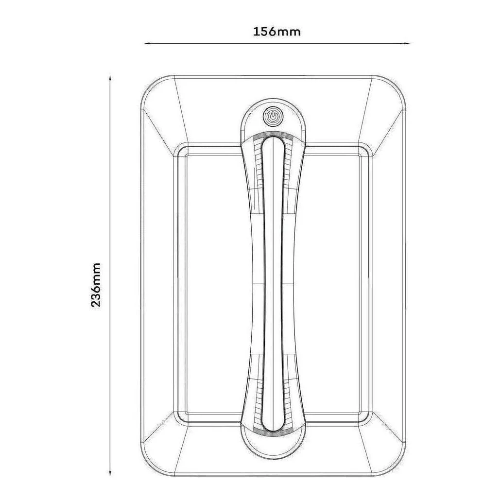 Iluma Led Dimmable Grab Handle White Light with Blue Night Light White Bargman Style - Image 4