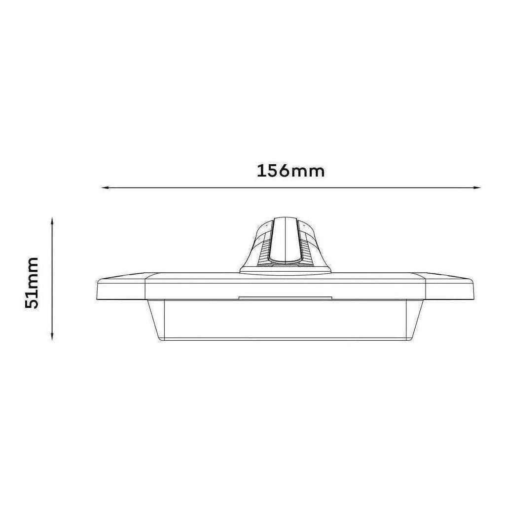Iluma Led Dimmable Grab Handle White Light with Blue Night Light White Bargman Style - Image 5