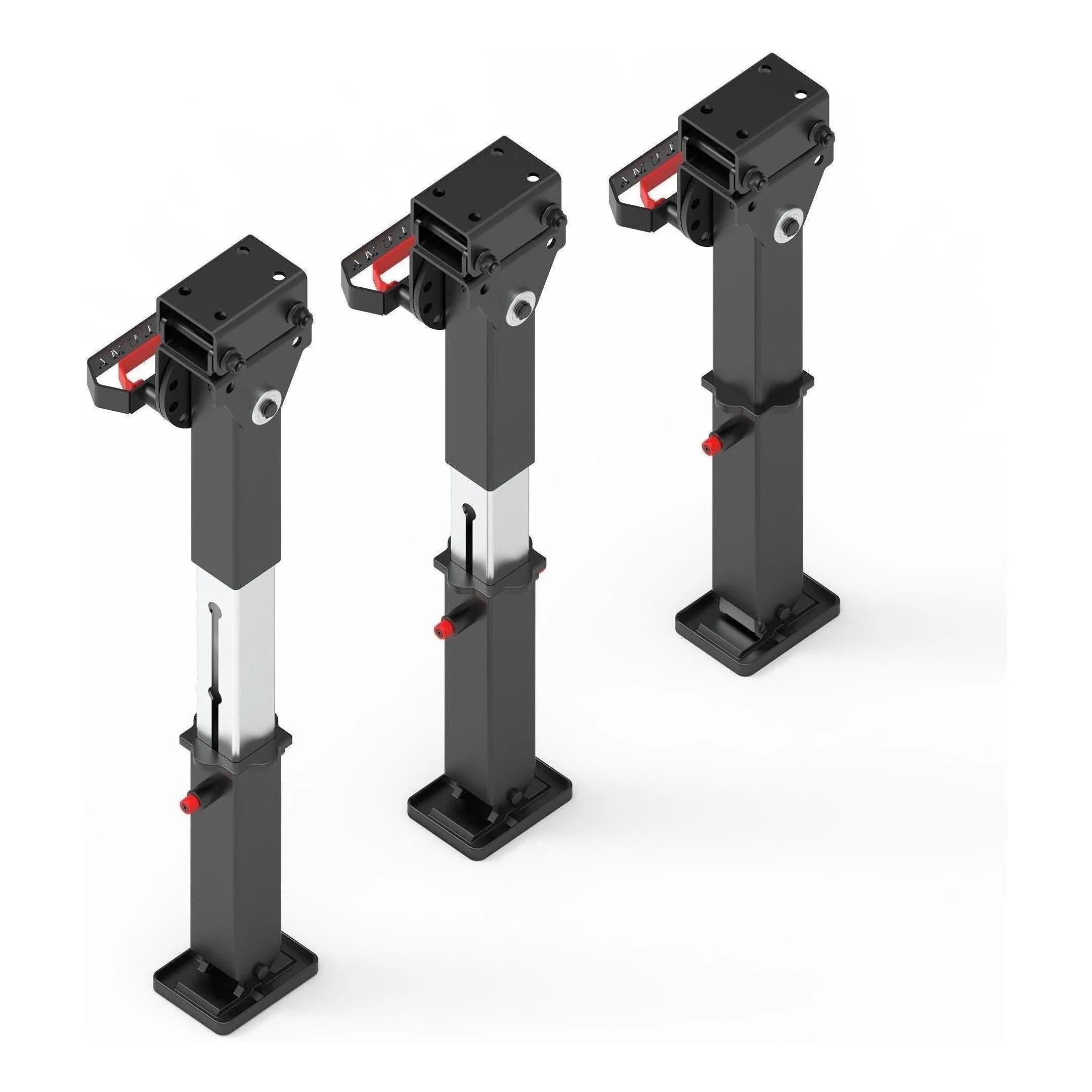 Iluma Telescopic Drop Down Stabilizer leg Corner Steadies 550 - 880mm Black - Image 6