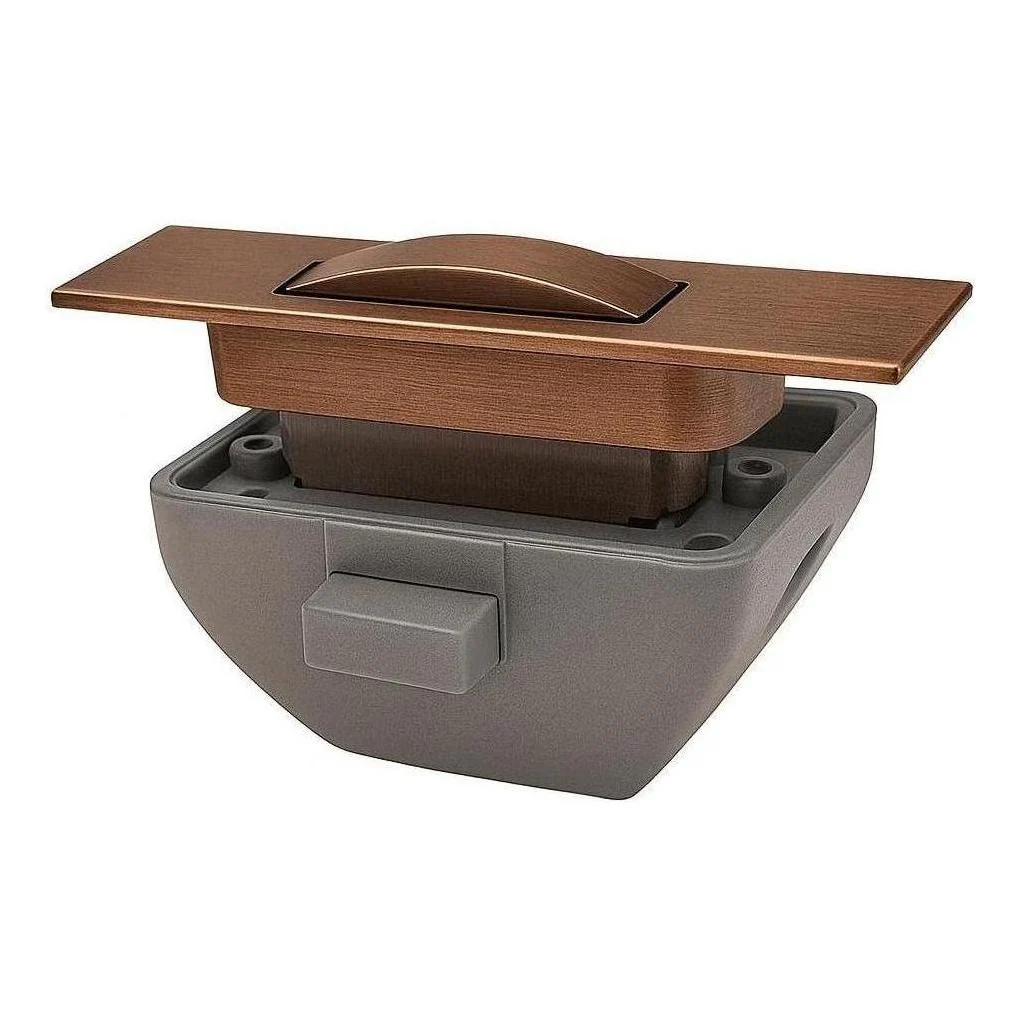 Karina Push Lock Cabinet Handle Dusk Bronze