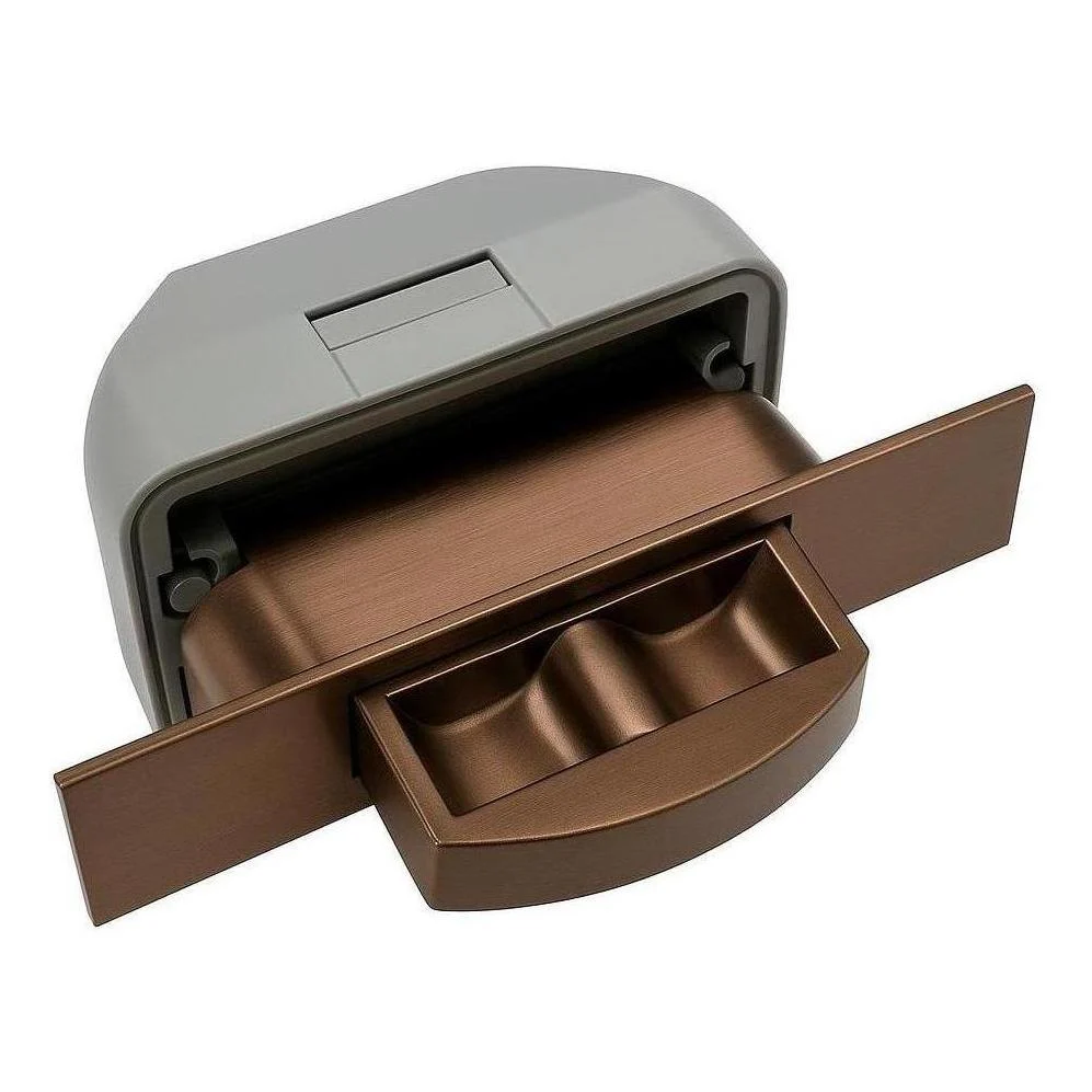 Karina Push Lock Cabinet Handle Dusk Bronze - Image 2