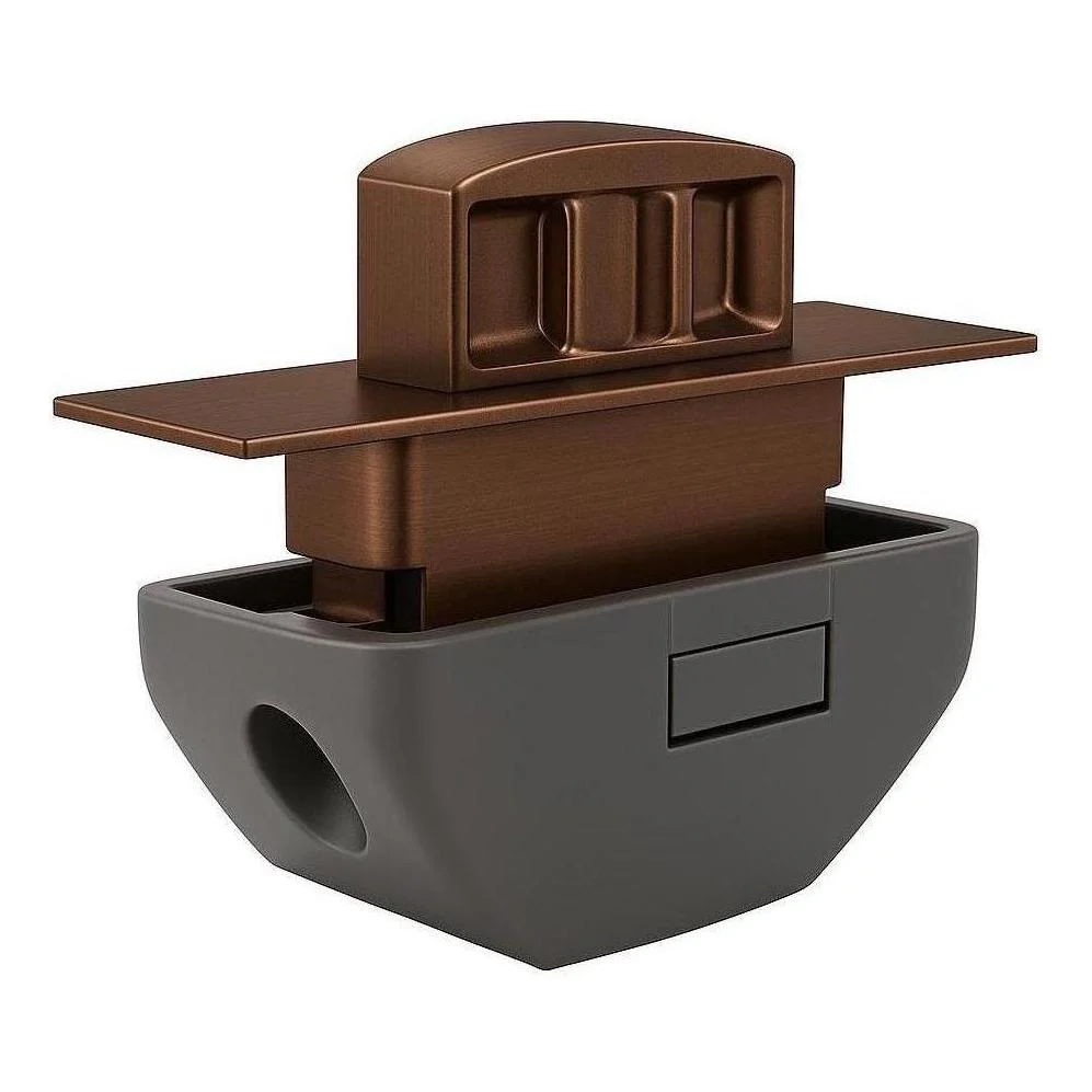 Karina Push Lock Cabinet Handle Dusk Bronze - Image 3