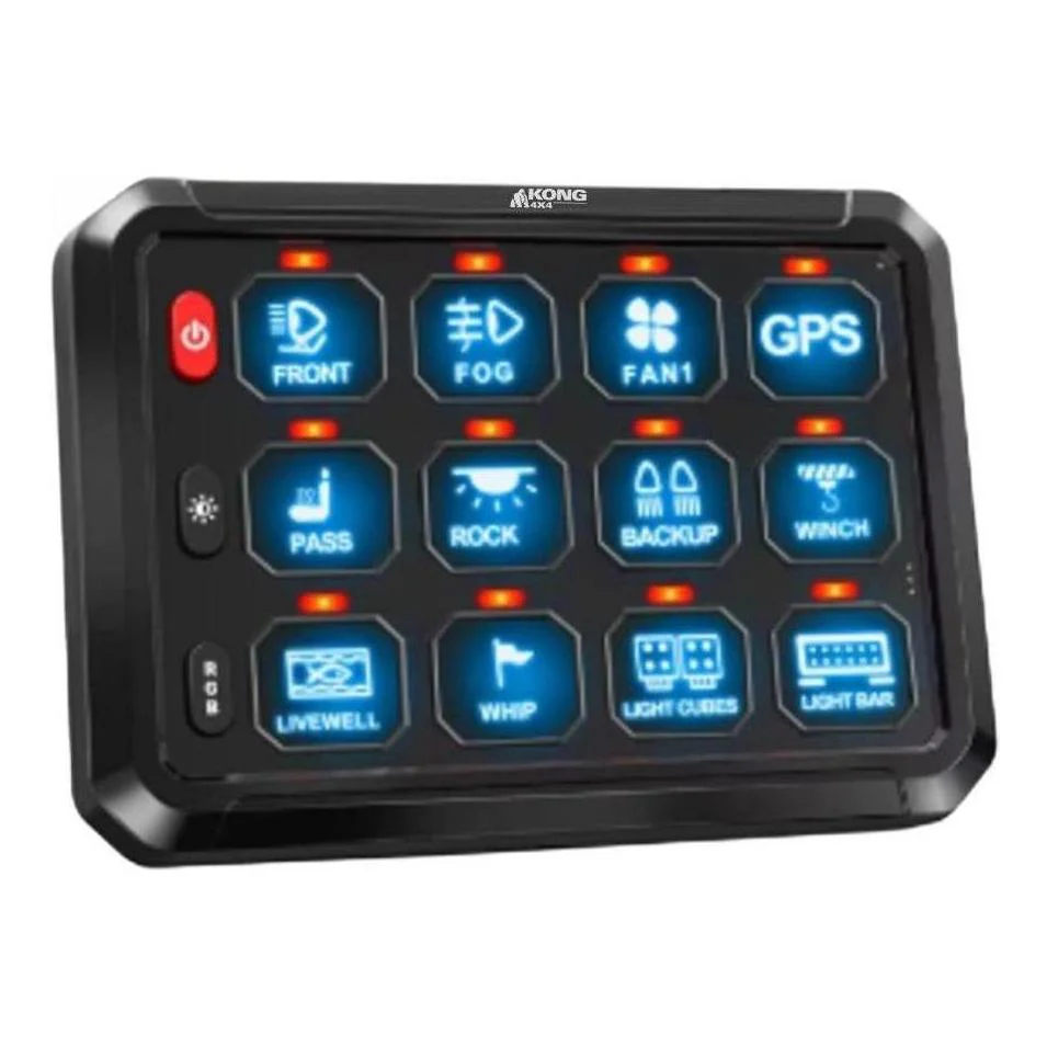 Kong 12V 12 Gang Switch Panel Control System