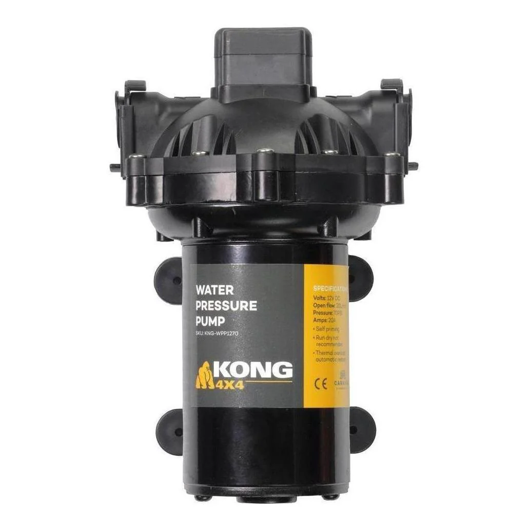 Kong 12V 70PSI 20 LPM Fresh Water Pressure Pump - Image 3