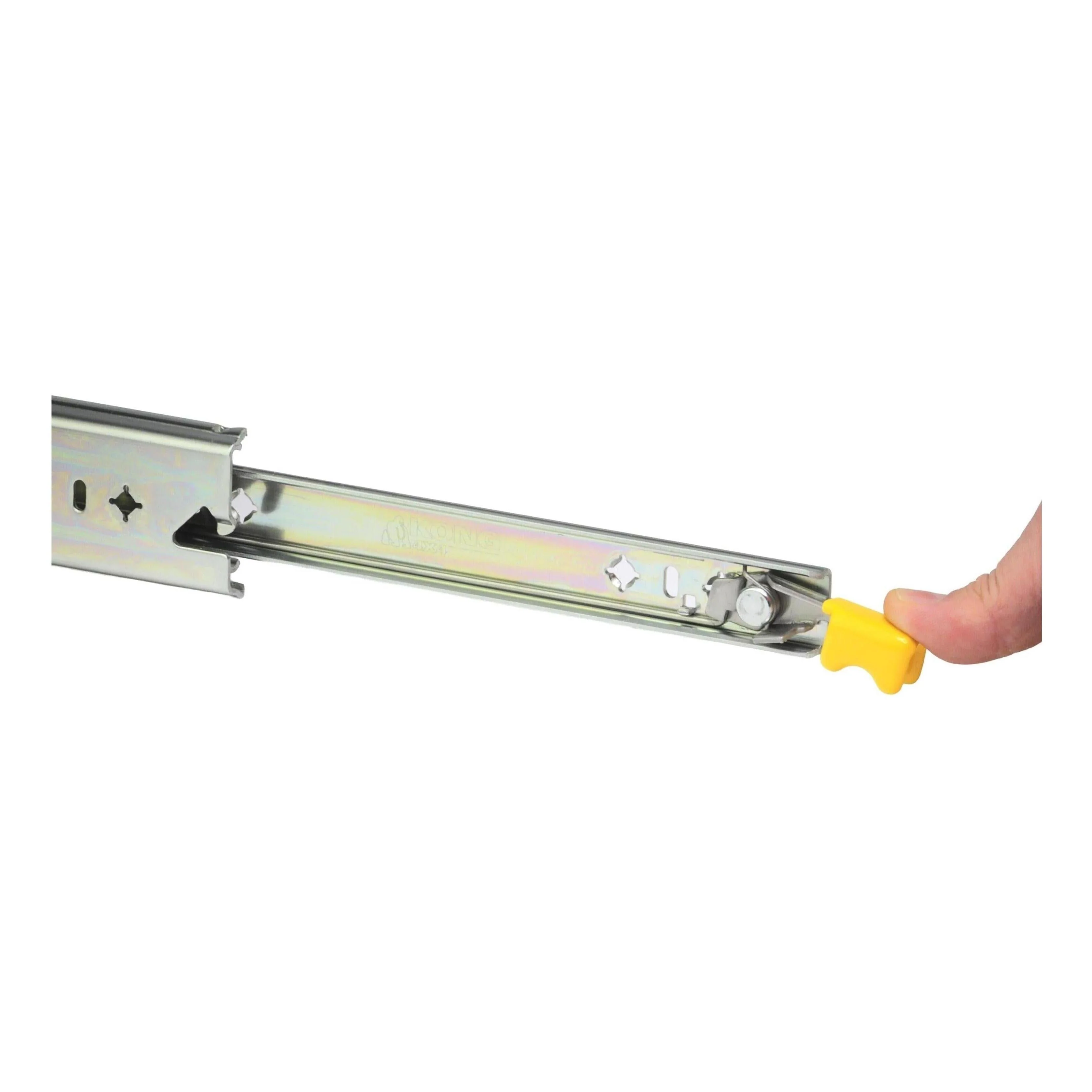 Kong Heavy Duty RH Locking Drawer Slides Stainless Steel 500mm - 120Kgs Pair - Image 6