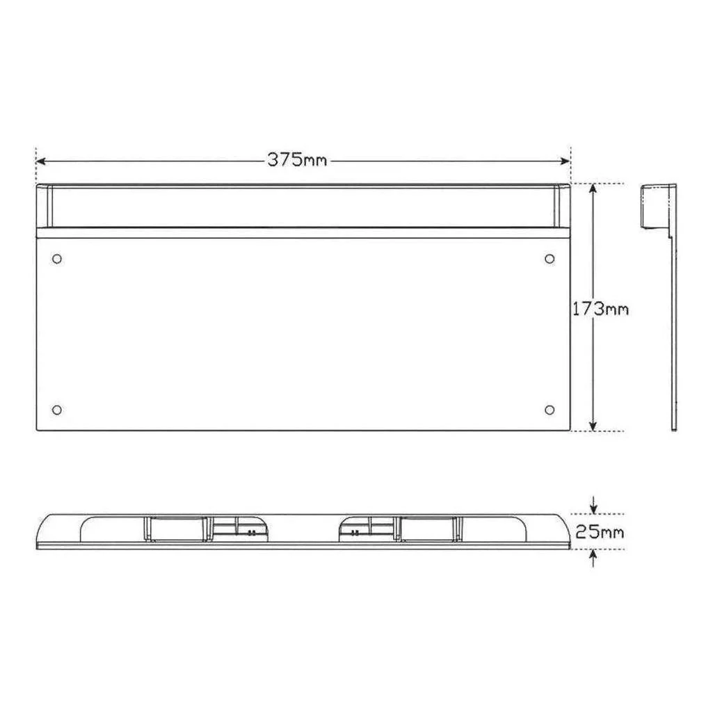 LED Autolamp 12/24V LED Number Plate Frame Bulk Package - Image 3