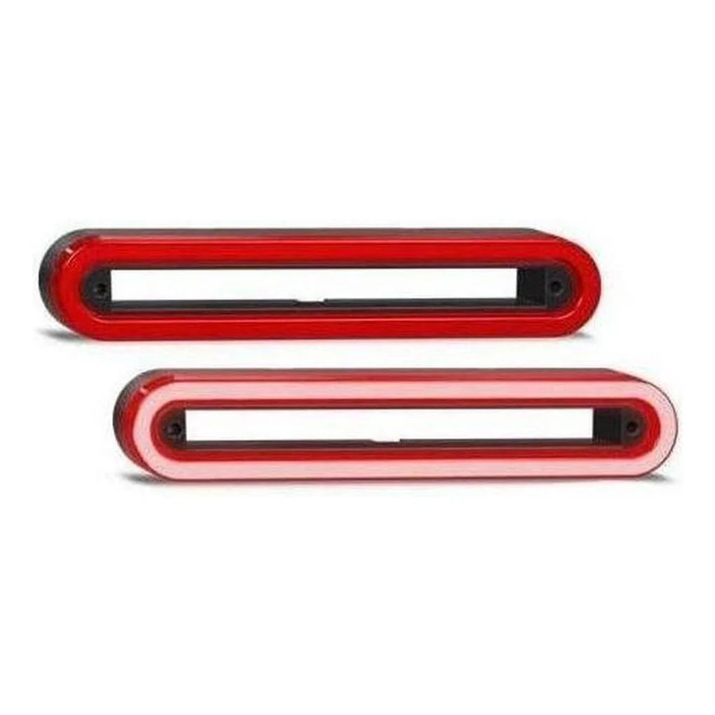 LED Autolamp 12V 235 Series Taillight Lamp Bracket Red Lense
