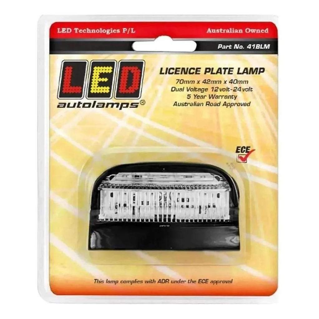 LED Autolamp 12V/24V Licence Plate Light 70x42x40mm - Image 3